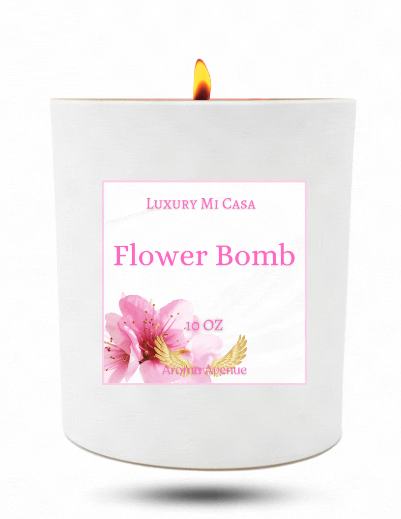Flower Bomb Candle