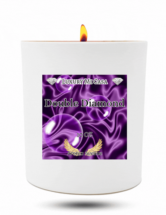 Double Diamond Candle